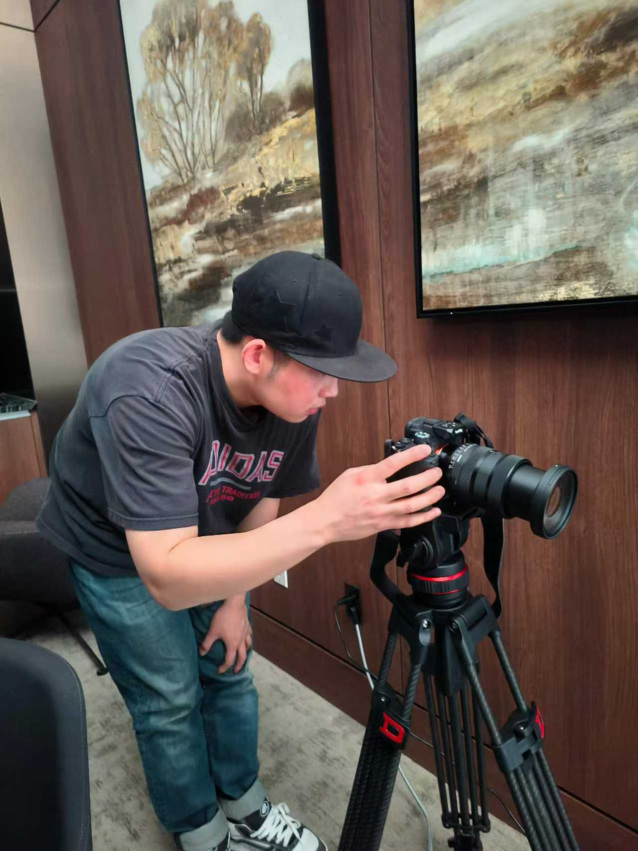 Behind the scenes